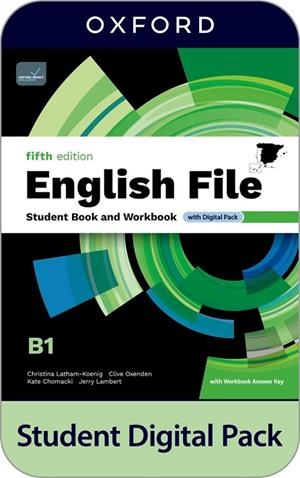 ENGLISH FILE 5TH EDITION B1. STUDENT'S BOOK AND WORKBOOK AND DIGITAL WITH KEY PA | 9780194144025 | AAVV | Llibreria Online de Banyoles | Comprar llibres en català i castellà online