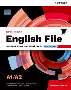 ENGLISH FILE 5TH EDITION A1/A2. STUDENT'S BOOK AND WORKBOOK AND DIGITAL WITH KEY | 9780194148030 | Llibreria Online de Banyoles | Comprar llibres en català i castellà online