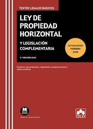 LEY DE PROPIEDAD HORIZONTAL Y LEGISLACIÓN COMPLEMENTARIA | 9788411948937 | EDITORIAL COLEX, S.L. | Llibreria Online de Banyoles | Comprar llibres en català i castellà online