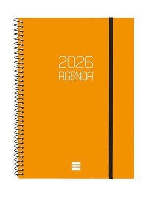 AGENDA 2026 E10 SETMANA HORITZONTAL FINOCAM OPACA TARONJA | 8422952408598 | FINOCAM | Llibreria Online de Banyoles | Comprar llibres en català i castellà online