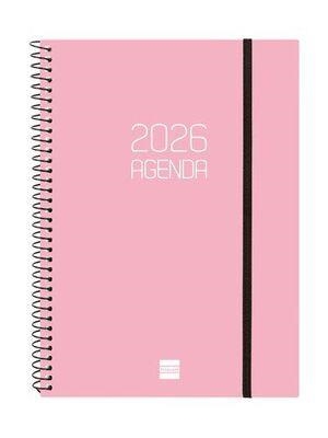 AGENDA 2026 E10 SETMANA HORITZONTAL FINOCAM OPACA ROSA | 8422952408581 | FINOCAM | Llibreria Online de Banyoles | Comprar llibres en català i castellà online