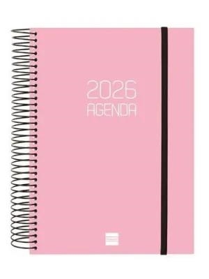 AGENDA 2026 E10 DIA/PÀGINA FINOCAM OPACA ROSA | 8422952408208 | FINOCAM | Llibreria Online de Banyoles | Comprar llibres en català i castellà online