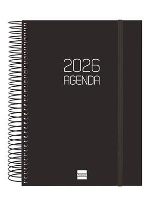 AGENDA 2026 E10 DIA/PÀGINA FINOCAM OPACA NEGRA | 8422952408192 | FINOCAM | Llibreria Online de Banyoles | Comprar llibres en català i castellà online