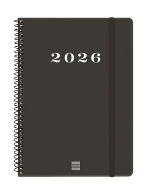 AGENDA 2026 E10 SETMANA HORITZONTAL FINOCAM MEVA NEGRA | 8422952409762 | FINOCAM | Llibreria Online de Banyoles | Comprar llibres en català i castellà online