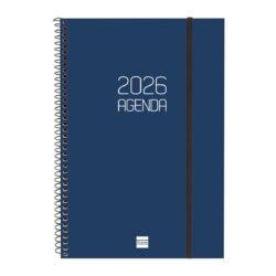 AGENDA 2026 E11 SETMANA VERTICAL FINOCAM OPACA BLAVA | 8422952408499 | FINOCAM | Llibreria Online de Banyoles | Comprar llibres en català i castellà online
