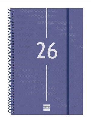 AGENDA 2026 E11 SETMANA VERTICAL FINOCAM ANUAL BLAVA | 8422952409076 | FINOCAM | Llibreria Online de Banyoles | Comprar llibres en català i castellà online