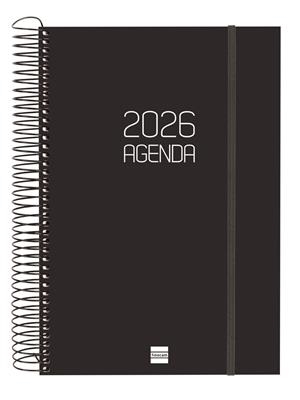 AGENDA 2026 E11 DIA PÀGINA FINOCAM OPACA NEGRA | 8422952408406 | FINOCAM | Llibreria Online de Banyoles | Comprar llibres en català i castellà online