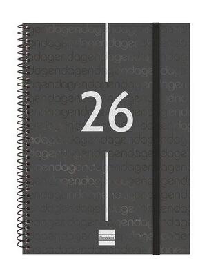 AGENDA 2026 E10 SETMANA HORITZONTAL FINOCAM ANUAL NEGRA | 8422952409212 | FINOCAM | Llibreria Online de Banyoles | Comprar llibres en català i castellà online