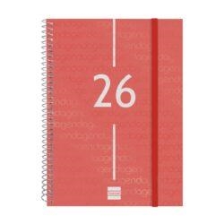 AGENDA 2026 E10 SETMANA HORITZONTAL FINOCAM ANUAL VERMELLA | 8422952409274 | FINOCAM | Llibreria L'Altell - Llibreria Online de Banyoles | Comprar llibres en català i castellà online - Llibreria de Girona