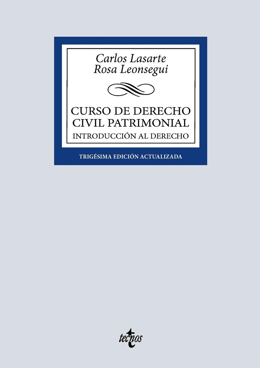 CURSO DE DERECHO CIVIL PATRIMONIAL | 9788430992645 | LASARTE, CARLOS/LEONSEGUI GUILLOT, ROSA ADELA | Llibreria Online de Banyoles | Comprar llibres en català i castellà online