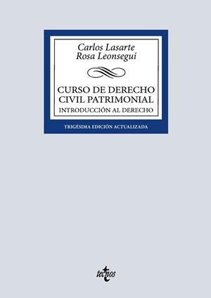 CURSO DE DERECHO CIVIL PATRIMONIAL | 9788430992645 | LASARTE, CARLOS/LEONSEGUI GUILLOT, ROSA ADELA | Llibreria Online de Banyoles | Comprar llibres en català i castellà online