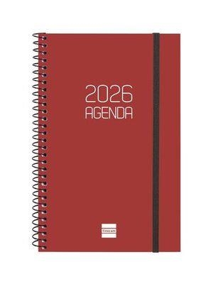 AGENDA 2026 E5 SETMANA HORITZONTAL FINOCAM OPACA BORDEUS | 8422952408628 | FINOCAM | Llibreria Online de Banyoles | Comprar llibres en català i castellà online