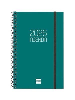 AGENDA 2026 E5 SETMANA HORITZONTAL FINOCAM OPACA VERDA | 8422952408642 | FINOCAM | Llibreria Online de Banyoles | Comprar llibres en català i castellà online