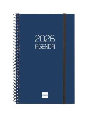 AGENDA 2026 E5 SETMANA HORITZONTAL FINOCAM OPACA BLAVA | 8422952408659 | FINOCAM | Llibreria Online de Banyoles | Comprar llibres en català i castellà online