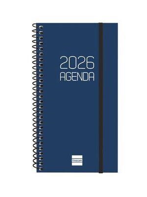 AGENDA 2026 E9 SETMANA HORITZONTAL FINOCAM OPACA BLAVA | 8422952408833 | FINOCAM | Llibreria Online de Banyoles | Comprar llibres en català i castellà online