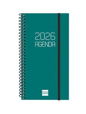 AGENDA 2026 E9 SETMANA HORITZONTAL FINOCAM OPACA VERDA | 8422952408826 | FINOCAM | Llibreria Online de Banyoles | Comprar llibres en català i castellà online