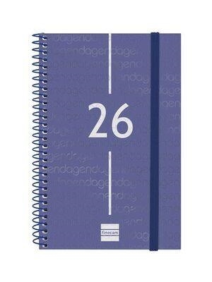 AGENDA 2026 E5 SETMANA HORITZONTAL FINOCAM ANUAL BLAVA | 8422952409311 | FINOCAM | Llibreria L'Altell - Llibreria Online de Banyoles | Comprar llibres en català i castellà online - Llibreria de Girona