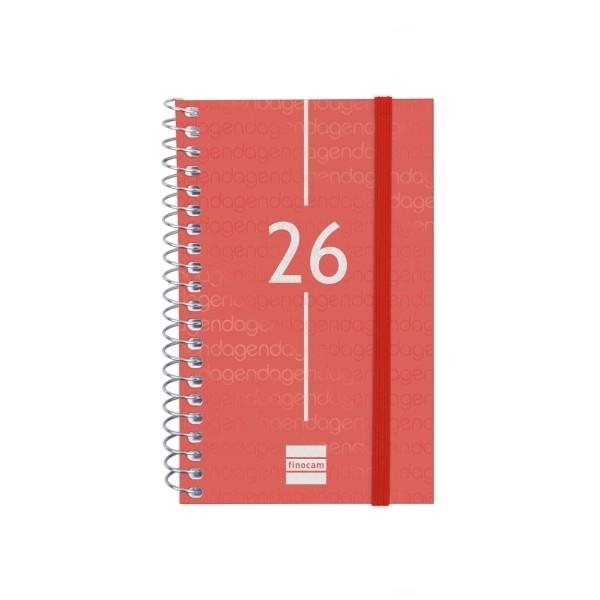 AGENDA 2026 E3 SETMANA HORITZONTAL FINOCAM ANUAL VERMELLA | 8422952409335 | FINOCAM | Llibreria L'Altell - Llibreria Online de Banyoles | Comprar llibres en català i castellà online - Llibreria de Girona