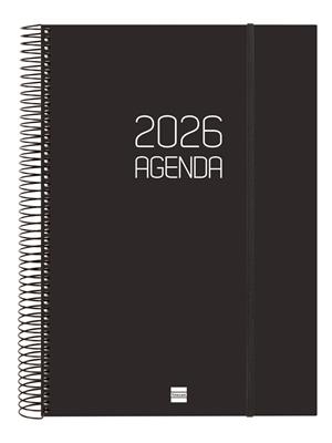 AGENDA 2026 E40 DIA PÀGINA FINOCAM OPACA NEGRA | 8422952408161 | FINOCAM | Llibreria Online de Banyoles | Comprar llibres en català i castellà online