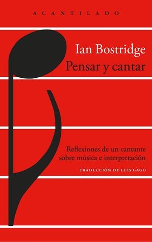 PENSAR Y CANTAR | 9788419958877 | BOSTRIDGE, IAN | Llibreria Online de Banyoles | Comprar llibres en català i castellà online