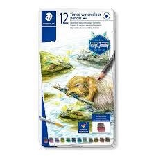 CAPSA DE 12 LLAPIS DE COLORS AQUAREL·LABLES TINTATS STAEDTLER | 4007817068724 | STAEDTLER | Llibreria Online de Banyoles | Comprar llibres en català i castellà online