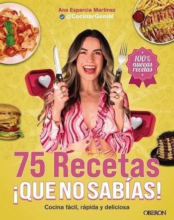 75 RECETAS ¡QUÉ NO SABÍAS! | 9788441552463 | ESPARCIA MARTÍNEZ (@COCINARGENIAL), ANA | Llibreria L'Altell - Llibreria Online de Banyoles | Comprar llibres en català i castellà online - Llibreria de Girona