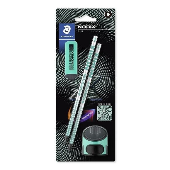CONJUNT DE LLAPIS + GOMA D'ESBORRAR + MAQUINETA STAEDTLER NORIX | 4007817169209 | STAEDTLER | Llibreria Online de Banyoles | Comprar llibres en català i castellà online