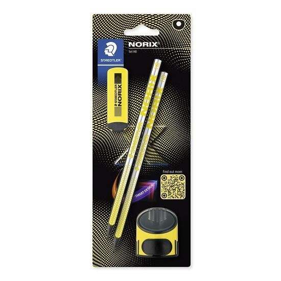 CONJUNT DE 2 LLAPIS + GOMA D'ESBORRAR + MAQUINETA STAEDTLER NORIX | 4007817169186 | STAEDTLER | Llibreria Online de Banyoles | Comprar llibres en català i castellà online