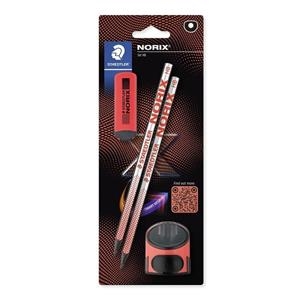 CONJUNT DE 2 LLAPIS HB + GOMA D'ESBORRAR + MAQUINETA DTAEDTLER NORIX | 4007817169193 | STAEDTLER | Llibreria Online de Banyoles | Comprar llibres en català i castellà online