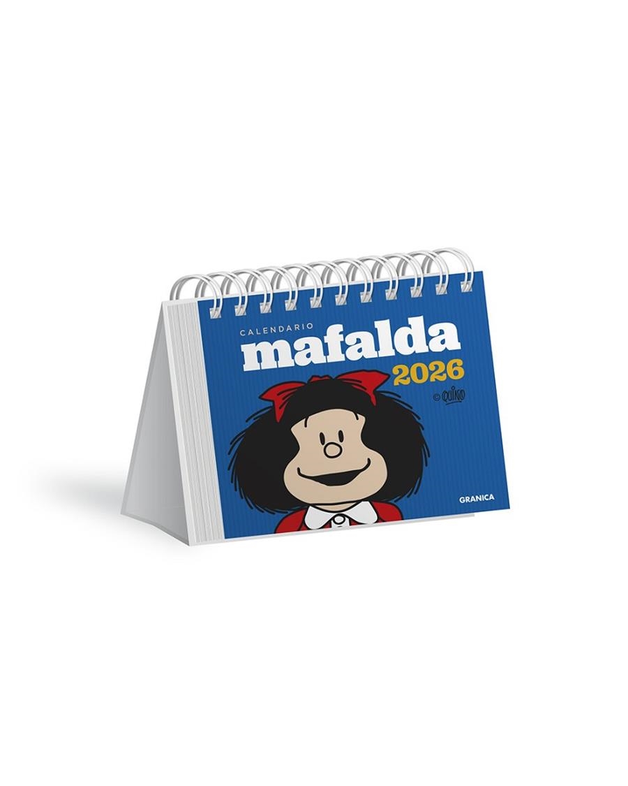 MAFALDA 2026, CALENDARIO ESCRITORIO AZUL | 9786316693198 | QUINO | Llibreria Online de Banyoles | Comprar llibres en català i castellà online