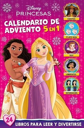 PRINCESAS. CALENDARIO DE ADVIENTO 5 EN 1 | 9788410029712 | DISNEY | Llibreria Online de Banyoles | Comprar llibres en català i castellà online