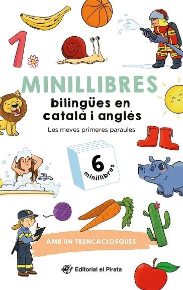 MINILLIBRES BILINGÜES EN CATALÀ I ANGLÈS - LES MEVES PRIMERES PARAULES | 9788419912459 | DEL PIRATA, EDICIONS | Llibreria Online de Banyoles | Comprar llibres en català i castellà online