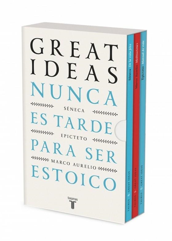 NUNCA ES TARDE PARA SER ESTOICO (SERIE GREAT IDEAS) | 9788430628766 | SÉNECA/EPICTETO/MARCO AURELIO | Llibreria L'Altell - Llibreria Online de Banyoles | Comprar llibres en català i castellà online - Llibreria de Girona