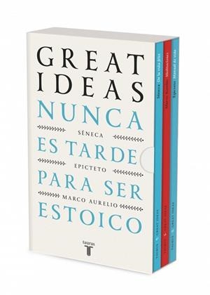 NUNCA ES TARDE PARA SER ESTOICO (SERIE GREAT IDEAS) | 9788430628766 | SÉNECA/EPICTETO/MARCO AURELIO | Llibreria L'Altell - Llibreria Online de Banyoles | Comprar llibres en català i castellà online - Llibreria de Girona
