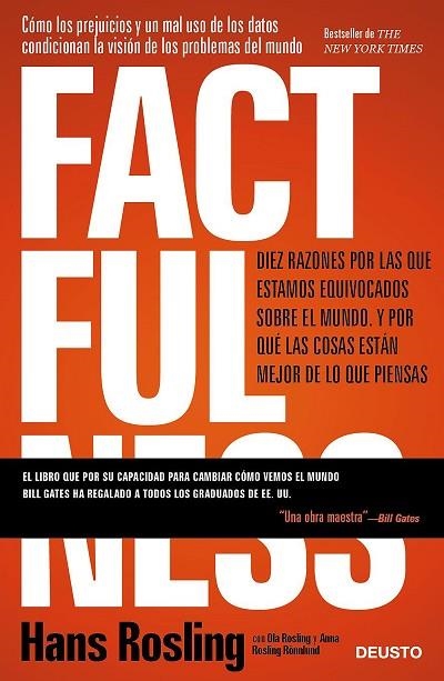 FACTFULNESS | 9788423429967 | ROSLING, HANS/ROSLING, OLA/ROSLING RÖNNLUND, ANNA | Llibreria Online de Banyoles | Comprar llibres en català i castellà online
