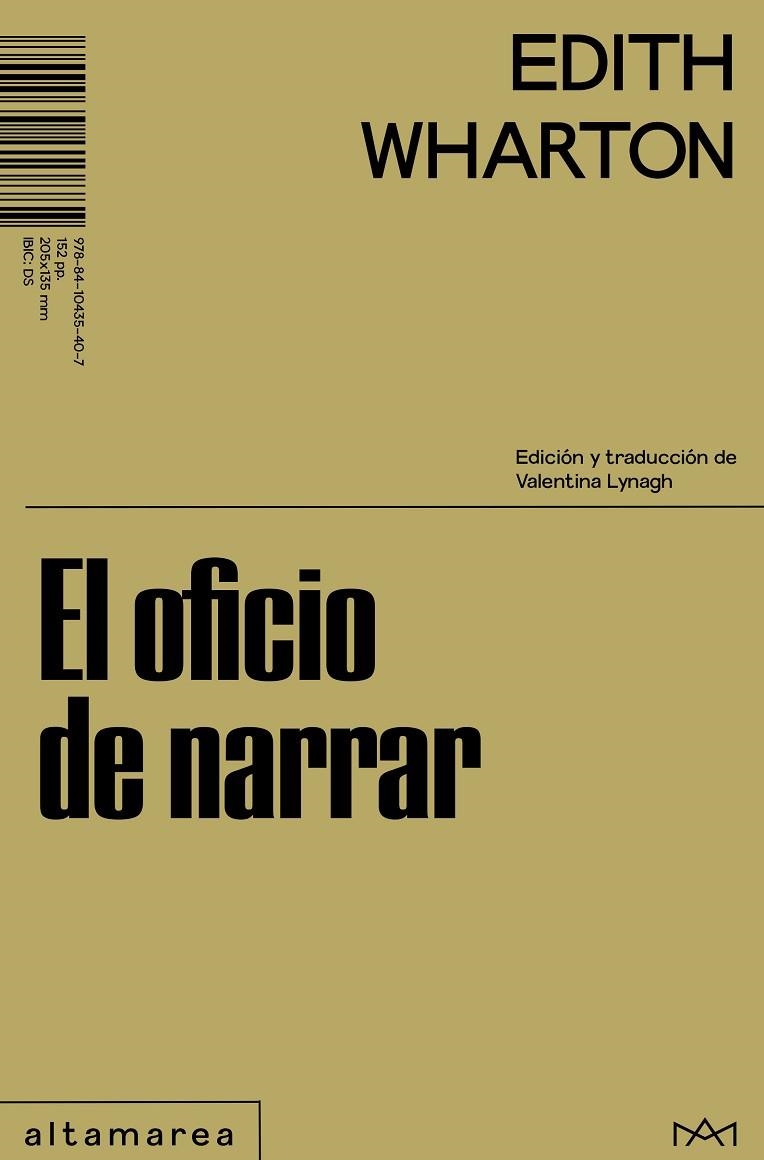 EL OFICIO DE NARRAR | 9788410435407 | WHARTON, EDITH | Llibreria Online de Banyoles | Comprar llibres en català i castellà online