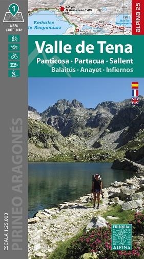 VALLE DE TENA - PANTICOSA, PARTACUA, SALLENT | 9788470111723 | EDITORIAL ALPINA | Llibreria L'Altell - Llibreria Online de Banyoles | Comprar llibres en català i castellà online - Llibreria de Girona