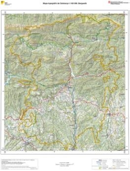 MAPA TOPOGRÀFIC DE CATALUNYA 1:100.000 (EN RELLEU). BERGUEDÀ | 8414774327058 | ICGC | Llibreria L'Altell - Llibreria Online de Banyoles | Comprar llibres en català i castellà online - Llibreria de Girona