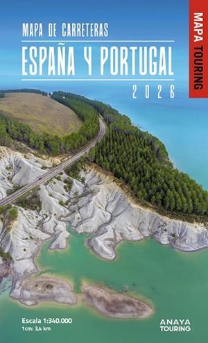 MAPA DE CARRETERAS DE ESPAÑA Y PORTUGAL 1:340.000, 2026 | 9788491589969 | ANAYA TOURING | Llibreria Online de Banyoles | Comprar llibres en català i castellà online