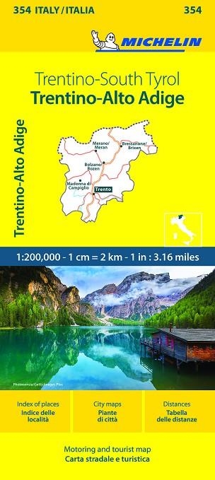 MAPA LOCAL TRENTINO-ALTO ADIGE 11354 | 9782067258938 | MICHELIN | Llibreria L'Altell - Llibreria Online de Banyoles | Comprar llibres en català i castellà online - Llibreria de Girona
