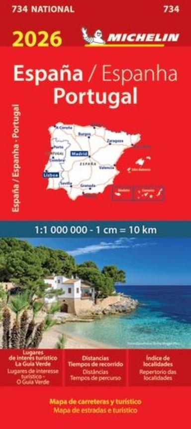 MAPA NATIONAL ESPAÑA / PORTUGAL 11734 | 9782067270343 | Llibreria Online de Banyoles | Comprar llibres en català i castellà online