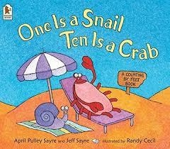 ONE IS A SNAIL TEN IS A CRAB | 9781844281640 | APRIL PUULEY SAYRE, JEFF SAYRE | Llibreria L'Altell - Llibreria Online de Banyoles | Comprar llibres en català i castellà online - Llibreria de Girona
