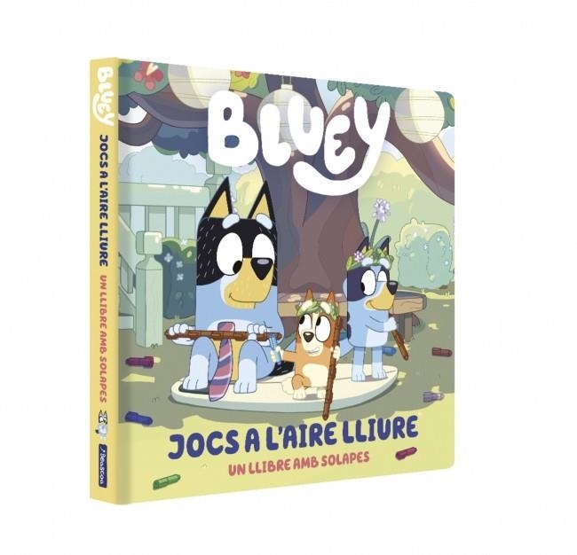 BLUEY. LLIBRE DE CARTRÓ AMB SOLAPES - JOC A L'AIRE LLIURE | 9788448872748 | BLUEY | Llibreria Online de Banyoles | Comprar llibres en català i castellà online