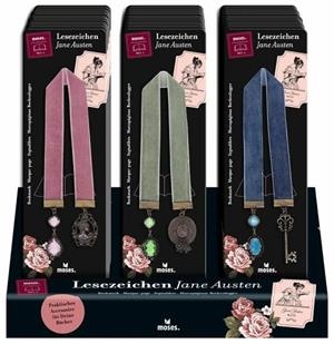 PUNT DE LLIBRE CINTA VELLUT JANE AUSTEN MOSES | 4033477835505 | Llibreria L'Altell - Llibreria Online de Banyoles | Comprar llibres en català i castellà online - Llibreria de Girona