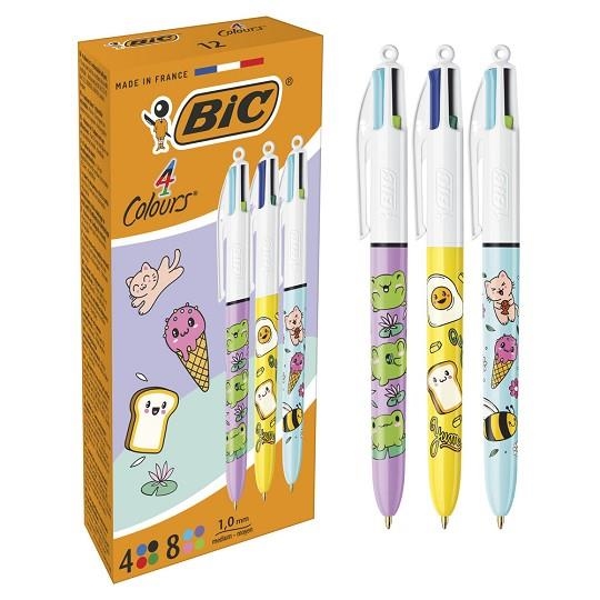 BOLIGRAF BIC 4 COLORS KAWAII ROSA | 3086123777163 | Llibreria Online de Banyoles | Comprar llibres en català i castellà online