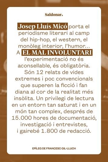 MAL INVOLUNTARI, EL | 9788419571724 | MICÓ, JOSEP LLUÍS | Llibreria Online de Banyoles | Comprar llibres en català i castellà online