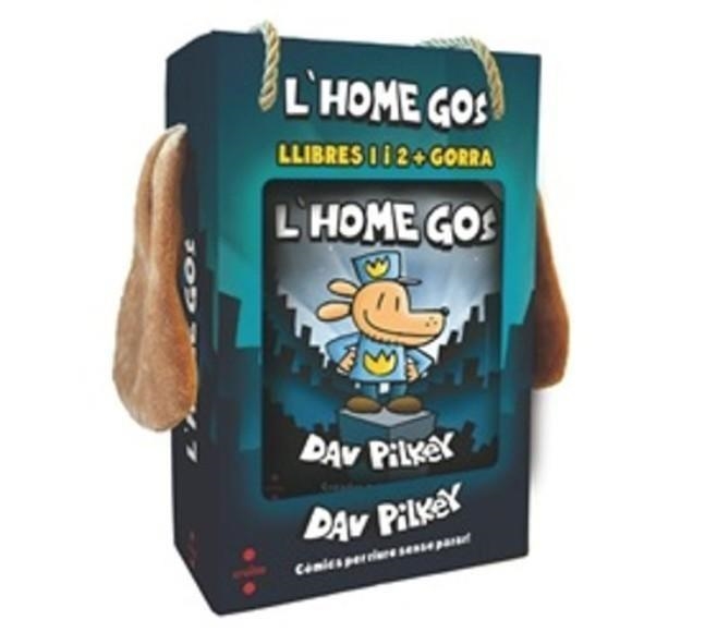 LOT L'HOME GOS AMB GORRA: LLIBRES 1 I 2 | 9788466160438 | PILKEY, DAV | Llibreria Online de Banyoles | Comprar llibres en català i castellà online