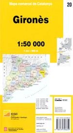 MAPA COMARCAL DE CATALUNYA 1:50 000 - 20 - GIRONÈS (8A EDICIÓ) | 9788439396659 | INSTITUT CARTOGRÀFIC I GEOLÒGIC DE CATALUNYA | Llibreria L'Altell - Llibreria Online de Banyoles | Comprar llibres en català i castellà online - Llibreria de Girona