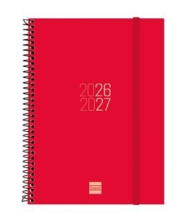 AGENDA CURS 26-27 ESPIRAL SETMANA VISTA HORITZONTAL VERMELLA | 8422952417637 | Llibreria Online de Banyoles | Comprar llibres en català i castellà online