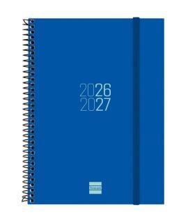 AGENDA CURS 26-27 ESPIRAL SETMANA VISTA HORITZONTAL BLAVA | 8422952417651 | Llibreria L'Altell - Llibreria Online de Banyoles | Comprar llibres en català i castellà online - Llibreria de Girona